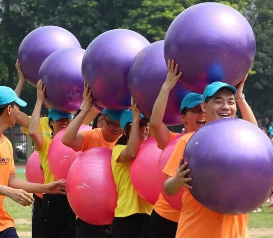 兰州趣味运动会活动现场